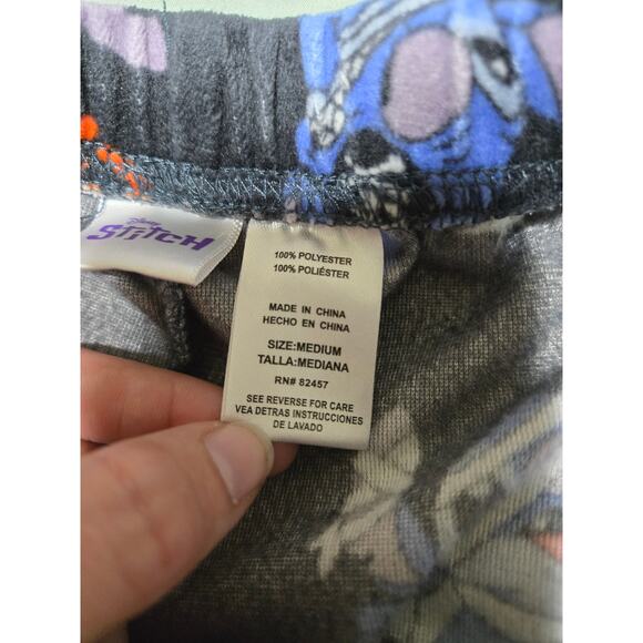 Disney Stitch medium women's Halloween jogger pajama pants - Picture 5 of 9